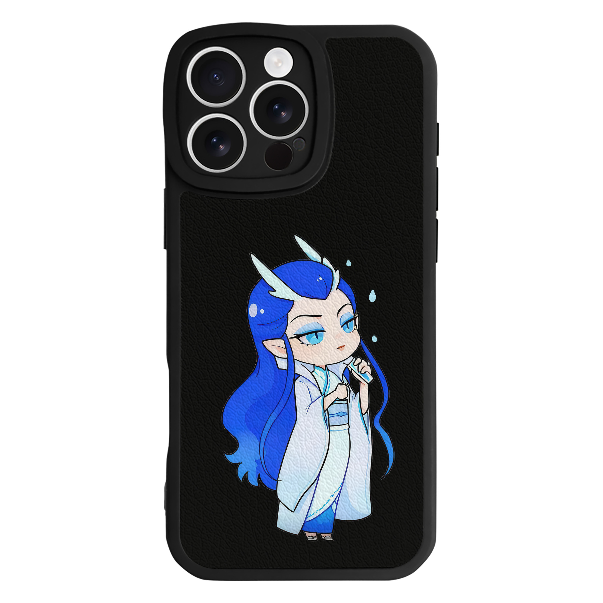 （画像用） Ne Zha 2 ナタ 魔童の大暴れ 【iPhone 16シリーズ対応】シリコンスマホケース（レザー調） 材質：シリコン